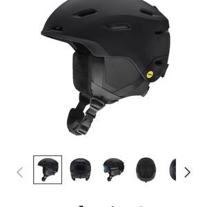 SMITH Matte Black Snow Helmet